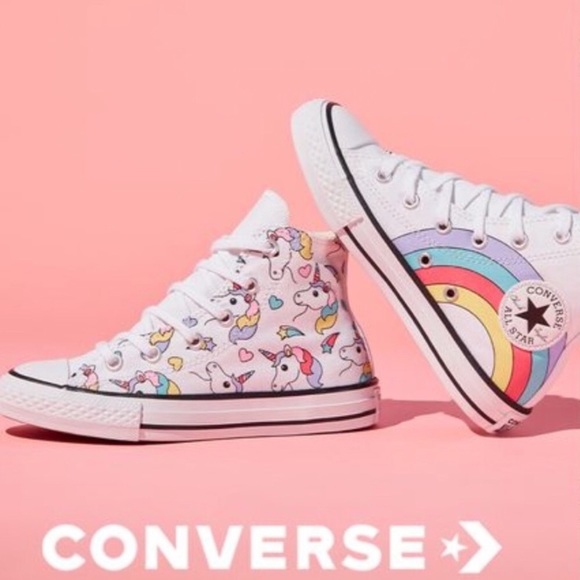 rainbow unicorn converse